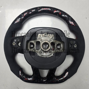 Volant de direction en fibre de carbone forgée avec LED et Alcantara, en promotion directe usine, pour Dodge Challenger SRT - Product Image 4
