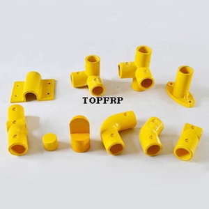 Guardrail Fixing Accessories <b>Fence</b> Connection Joint FRP Pipe Connectors - Product Image 2