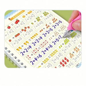 Juego de 4 Cuadernos Mágicos para Practicar Caligrafía con Impresión en Inglés, Libro de Palabras para Caligrafía, el Mejor Regalo para Niños - Product Image 4
