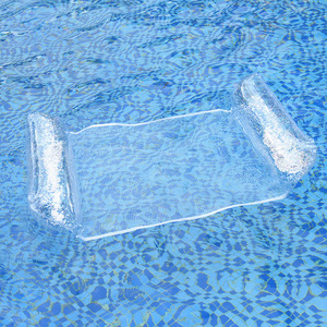 TANYOZHE Inflatable Water <b>Hammock</b> 122x70cm Sequined Floating Lounger Adult Pool Lounge Chair With Net Floatation - Product Image 2