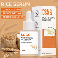Ensemble de Soins Visage Anti-Âge au Riz de Haute Qualité, Emballage Personnalisé, Hydratant, Végétalien, pour Peaux Sensibles
