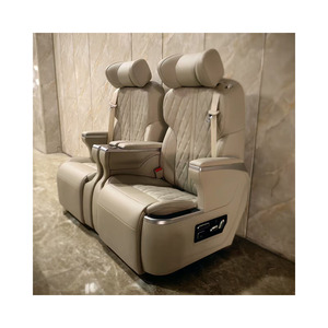 Sofá cama de cuero personalizado VIP de lujo, asiento de coche ajustable de alta calidad Compatible con Volkswagen Multivan <span class=keywords><strong>Caravelle</strong></span> Alphard modelo - Product Image 3