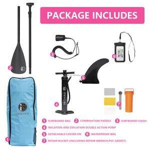 Nouvelle Planche de Stand-Up <span class=keywords><strong>Paddle</strong></span> <span class=keywords><strong>Gonflable</strong></span> en Gros, Accessoire SUP en PVC/EVA, Portable et Écologique, pour le Stand-Up <span class=keywords><strong>Paddle</strong></span> aux États-Unis - Product Image 4