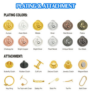 Pin de Solapa Personalizado con Iconos Culinarios Nacionales: Sushi, Hamburguesas, Pasta y <span class=keywords><strong>Bisque</strong></span> de Mariscos Francés, Insignias Conmemorativas de Metal - Product Image 4