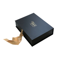 Cajas de Empaque para Cabello Humano, Rígidas, Negras Mate, Personalizadas, con Laminado Mate, Recubrimiento UV, Grabado en Relieve, Hechas a Mano