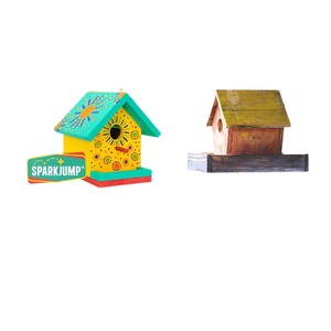 Ahşap Kuş Yuvası DIY Kiti Kaçış Önleyici Tasarım İç/Dış Mekan Özelleştirilebilir Kuş Yemliği ve Yuvası Çevre Dostu - Product Image 6