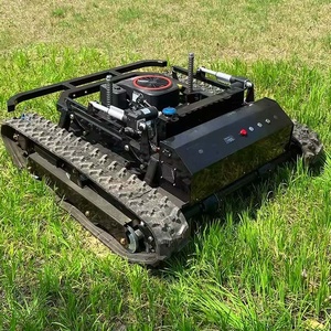 Cortacésped Robótico a Control Remoto de Última Generación: Mini Robot Desbrozador de Césped con Cuchillas Rotatorias - Product Image 1