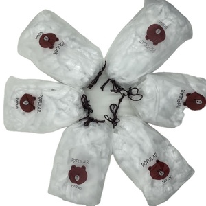 50/ 100 PCS Bear bag Disposable Food Cover Plastic Wrap HDPE Elastic For All-purpose plate