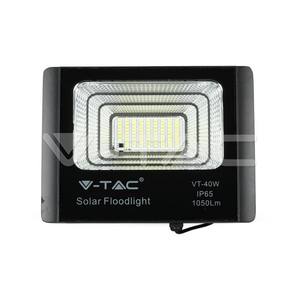 Reflector Solar V-Tac de 40W IP65, Luz LED para Exteriores con Control Remoto, Montaje en Superficie, 1050Lm - Product Image 2