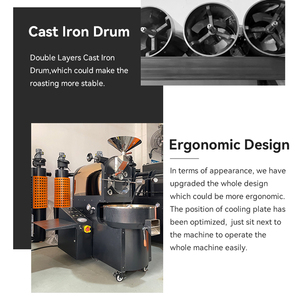 อุตสาหกรรม 6 กก. Ys-6 กก. การคั่วเชิงพาณิชย์พร้อมเครื่องคั่วกาแฟแบบหน้าจอสัมผัส - Product Image 2