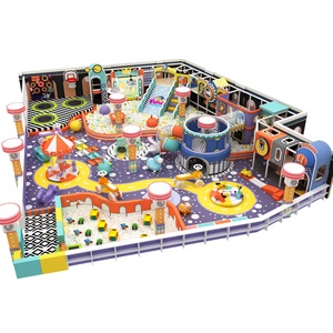 Equipo de Juegos Interior Comercial de 700-1000 m², Laberinto Ninja, Pared de Escalada, Tobogán, Zona de Juegos Suave para Parques de Diversiones Interiores - Product Image 3