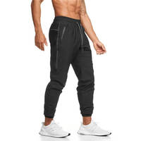 Individuelles Logo Premium Mittelschwere Schwarze Weite Strass-Jogginghose für Herren Übergroße Gerade Muster Distressed-Optik
