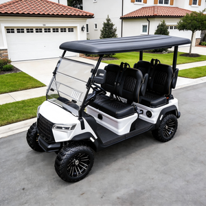 Voiturette de golf compacte 4 places à autonomie étendue pour les loisirs en station balnéaire, certifiée CE pour les routes non publiques - Product Image 1