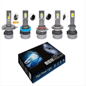 Ampoule <span class=keywords><strong>de</strong></span> phare LED pour voiture 6500K 65W haute puissance avec ventilateur CSP H11 H1 H4 H7 HB3 9005 9006 9012 Canbus - Product Image 1