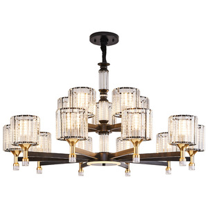 Lámpara de techo moderna de cristal con múltiples cabezales E27 LED para sala de estar, comedor, dormitorio. - Product Image 3