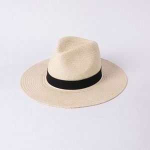 Chapeaux de plage grande taille tendance été, en paille naturelle Panama, protection solaire pour sports de plein air, voyages, pêche, protection UV - Product Image 4