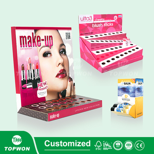 Cửa Hàng Bán Lẻ Bán Lẻ Giấy Trưng Bày Đồ Trang Điểm Hộp Xé Để Mở Hộp Trưng Bày Sơn Móng Tay/Son Dưỡng Môi - Product Image 3