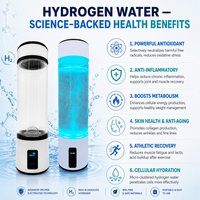 Botol Air Hidrogen Filter Air Mesin Ionizer Air Alkali Mesin Penggunaan Rumah Tangga Terlaris