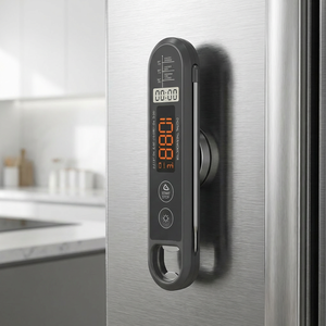Thermomètre numérique instantané pour viande, steak, fumage, barbecue, four, avec minuterie intégrée, personnalisable en usine - Product Image 3