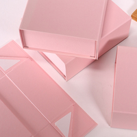 Conception personnalisée pliante papier carton cosmétique noël cadeau boîtes emballage en gros