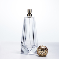 Flacon de parfum carré premium 100 ml en verre transparent avec impression sérigraphique, diffuseur de parfum pour la maison et la voiture, soins personnels, logo personnalisé, diffuseur à bâtonnets