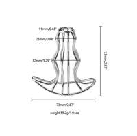 BDSM Metall Hohlanalplug Analperlen Fetisch Gay Anale Stimulation Sexspielzeug für Frauen Männer