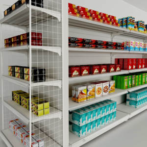 מדפים סופרמרקט ברזל יצוק דו צדדי מתאים לחנויות מכולת, חנויות נוחות, וחנויות קמעונאיות. - Product Image 4