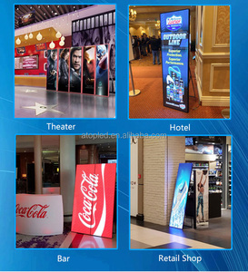Pantalla LED Plegable para Señalización Digital Interior, 4K, IP65, Impermeable, HDR10+, 500cd, WiFi, 4G, USB, P2.5, Banners LED, Video - Product Image 2