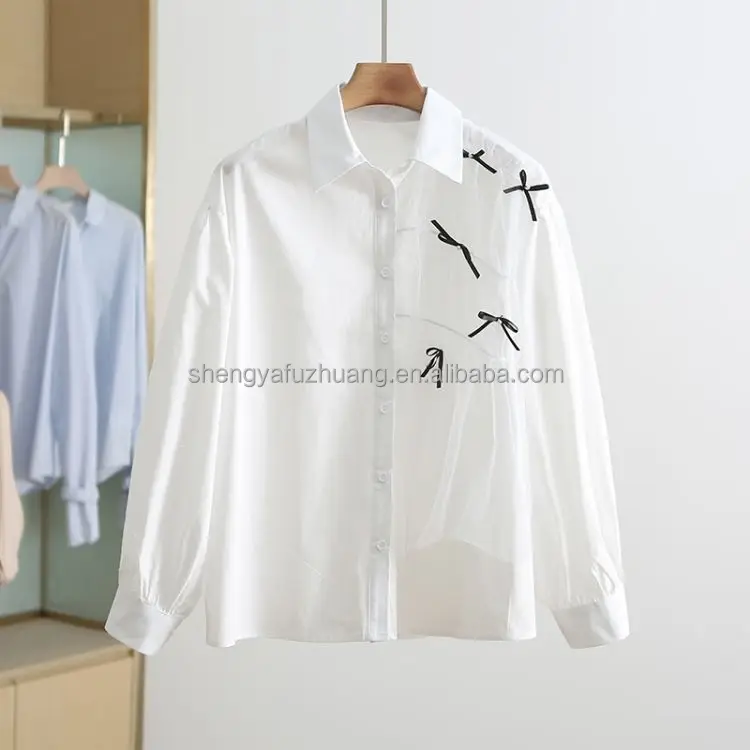 New loose Chiffon women's shirt spring and summer fashion casual Korean women's shirt