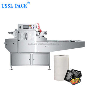 Scelleuse alimentaire électrique HVT-450A pour la maison et les petites entreprises, longue durée de vie, machine de scellage sous vide semi-automatique pour barquettes - Product Image 1