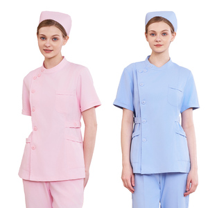Ultra-Comfortable Nurse Uniform Set 2-Piece Women's Medical Scrubs Long-Lasting with Pockets Hospital <strong>Nursing</strong> <strong>Outfit</strong> - Product Image 1