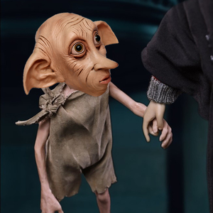 <strong>Dobby</strong> <strong>Mask</strong> Cosplay Costume Props Full Head Latex Elf Ears Funny Beige Elfin Accessory Halloween Party April Fool's Day Adult - Product Image 2