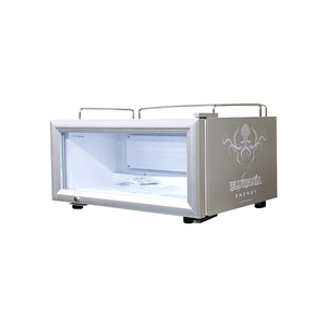 Meisda SC25H 25l mini <strong>Table</strong> <strong>Top</strong> Beverage Display Can Mini <strong>Fridge</strong> With <strong>Top</strong> Guardrail - Product Image 3