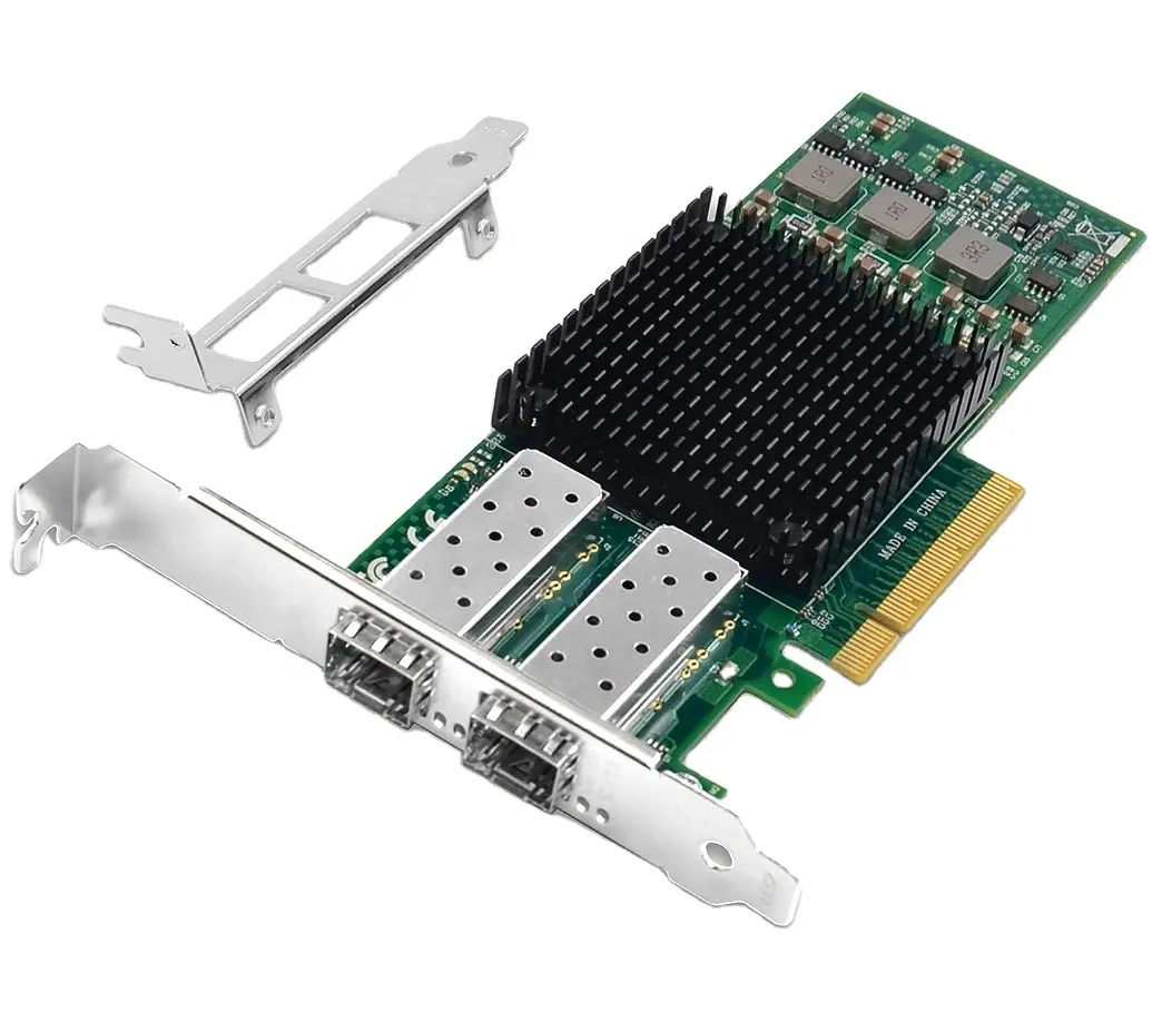 Новый REON Broadcom BCM57810S PCle 3,0x8 10G SFP + двухпортовый Ethernet-сервер, оптический сетевой интерфейс, карта адаптера Lan NIC