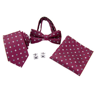Conjunto de corbata formal de negocios de noche para hombre con lazo de bufanda Accesorio de moda en stock para venta al por mayor - Product Image 6