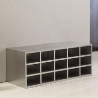 Armoire de rangement extérieure en acier inoxydable vérifiée, étanche et verrouillable, pour personnel de salle de sport, unité robuste et sécurisée
