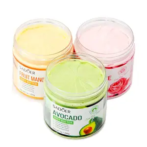 Private Label Wholesale Vegan Natural Body Lotion Mango avocado Moisturizing Body Butter Cream