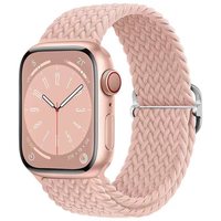Bracelet de montre en nylon de luxe HYX pour Watch 9 10 SE 8, sangle élastique tissée avec boucle réglable 40 42 45 49 mm