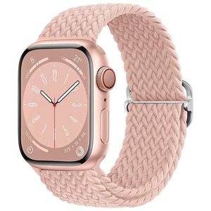 <span class=keywords><strong>Cinturino</strong></span> in Nylon per orologio <span class=keywords><strong>Apple</strong></span> <span class=keywords><strong>Watch</strong></span> 9 10 <span class=keywords><strong>SE</strong></span> 8 <span class=keywords><strong>cinturino</strong></span> elastico intrecciato con fibbia regolabile 40 42 45 49mm - Product Image 2