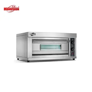 Homphon WFC-101D with panel stone1 Deck 1 Trays Electric Commercial Deck Oven Baking Ovens for Sale