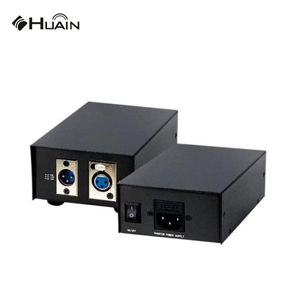 48v Mic Phantom Power Supply Box for Conference Condenser Microphone