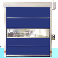 Conception sécurisée Logistique Portes rapides personnalisées Double porte coulissante à fermeture rapide Entreposage à froid Porte coulissante à grande vitesse