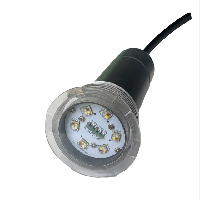 IP68 Waterproof 1.5" Nicheless RGBW LED Pool Spa Light ABS Material DC12V/AC12V 2-Year Warranty Dimmable Remote Control High CRI
