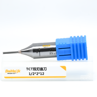 BoMeiJK CNC TCT 2 Flute 45 Helix Straight Router Bit Solid Shank Woodworking Milling Cutter ODM/OEM