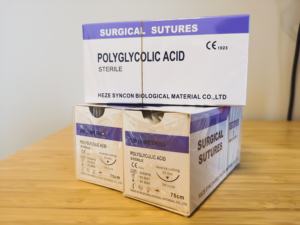 Pabrik <span class=keywords><strong>Syncon</strong></span> operasi steril medis penyerapan steril jahitan bedah PGA PDO Polyglactin 910 jahitan - Product Image 4