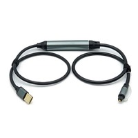 Câble audio optique USB vers Toslink, connecteurs stéréo plaqués or, gaine en PVC pour amplificateur domestique, lecteur DVD, jeux