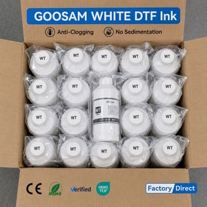 หมึกพิมพ์ DTF สีขาว ขนาด 1000 มล. ไม่ติดขัด ไม่มีตะกอน ความโปร่งแสงสูง สำหรับเครื่องพิมพ์ Epson XP600 I3200 I1600 DX5 L1800 - Product Image 1