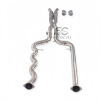 Tubo de Escape Medio de Alto Rendimiento para BMW X3M F97 / X4M F98 LCi 2022+, Tubos de Escape Catback de Acero Inoxidable de Igual Longitud, Mejora Sonora