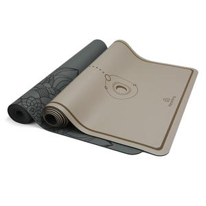 Esterilla de <span class=keywords><strong>Yoga</strong></span> de goma <span class=keywords><strong>para</strong></span> <span class=keywords><strong>principiantes</strong></span> con superficie antideslizante y guías de alineación <span class=keywords><strong>para</strong></span> una práctica de <span class=keywords><strong>yoga</strong></span> fácil - Product Image 6