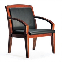 Chaise de bureau moderne chauffante KL-S861, vente chaude, dossier moyen, en cuir, pour visiteurs/réunions, assurance commerciale